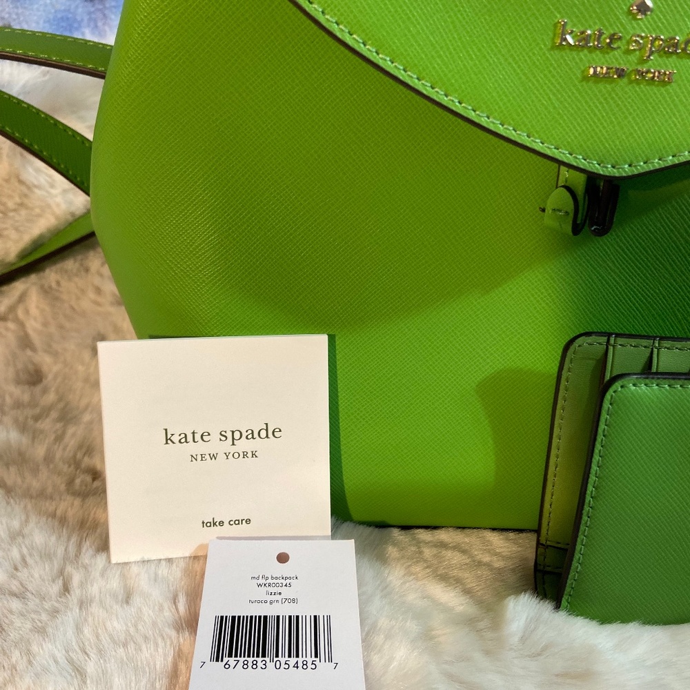 Kate Spade Medium Flip Backpack and wallet